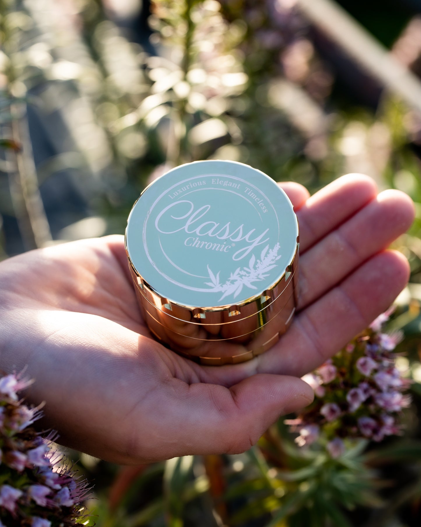 Gold Luxe Stainless Steel Grinder – 4-Piece Premium Design