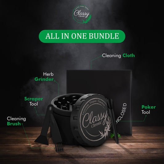 Eco Matte Black Grinder – Sustainable Stainless Steel